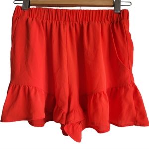 Wishful Thinking Vibrant Coral Shorts